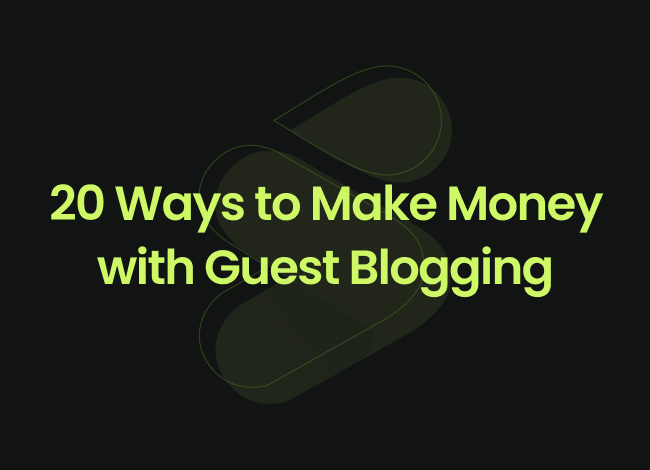 Make money with guest blogging